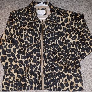 Leopard Silk Jacket